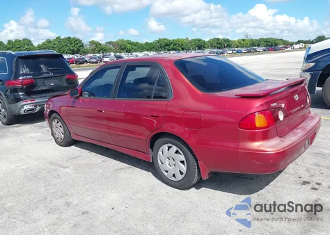 2001 Toyota Corolla S из США, поврежденный, VIN 2T1BR12E11C494695